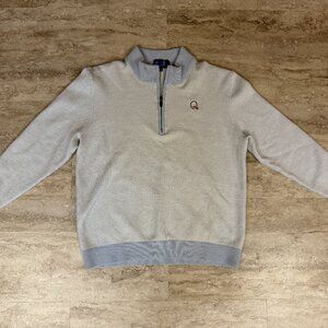 Stitch - Men XL - Light Blue - Merino Wool Performance Quarter Zip Pullover Golf